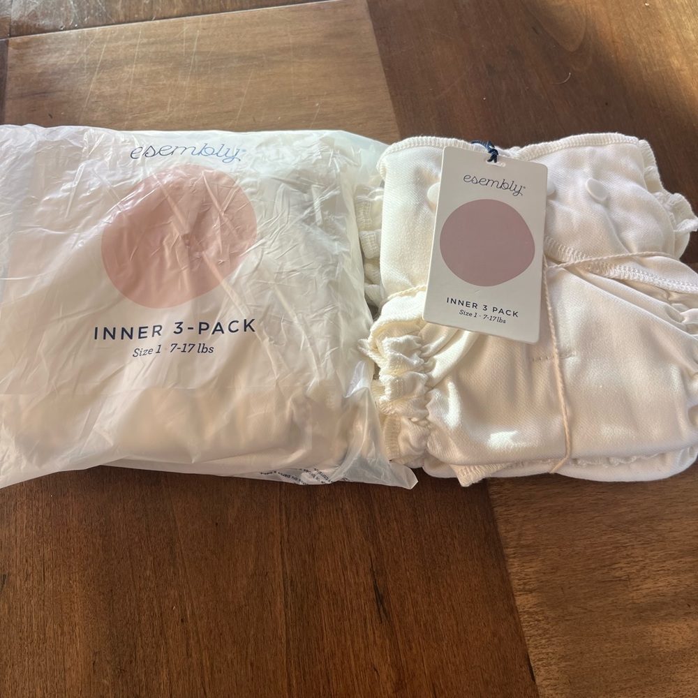 Esembly size one diapers-NWT
